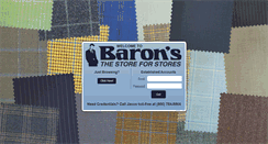 Desktop Screenshot of baronsclothes.com