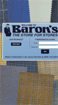 Mobile Screenshot of baronsclothes.com